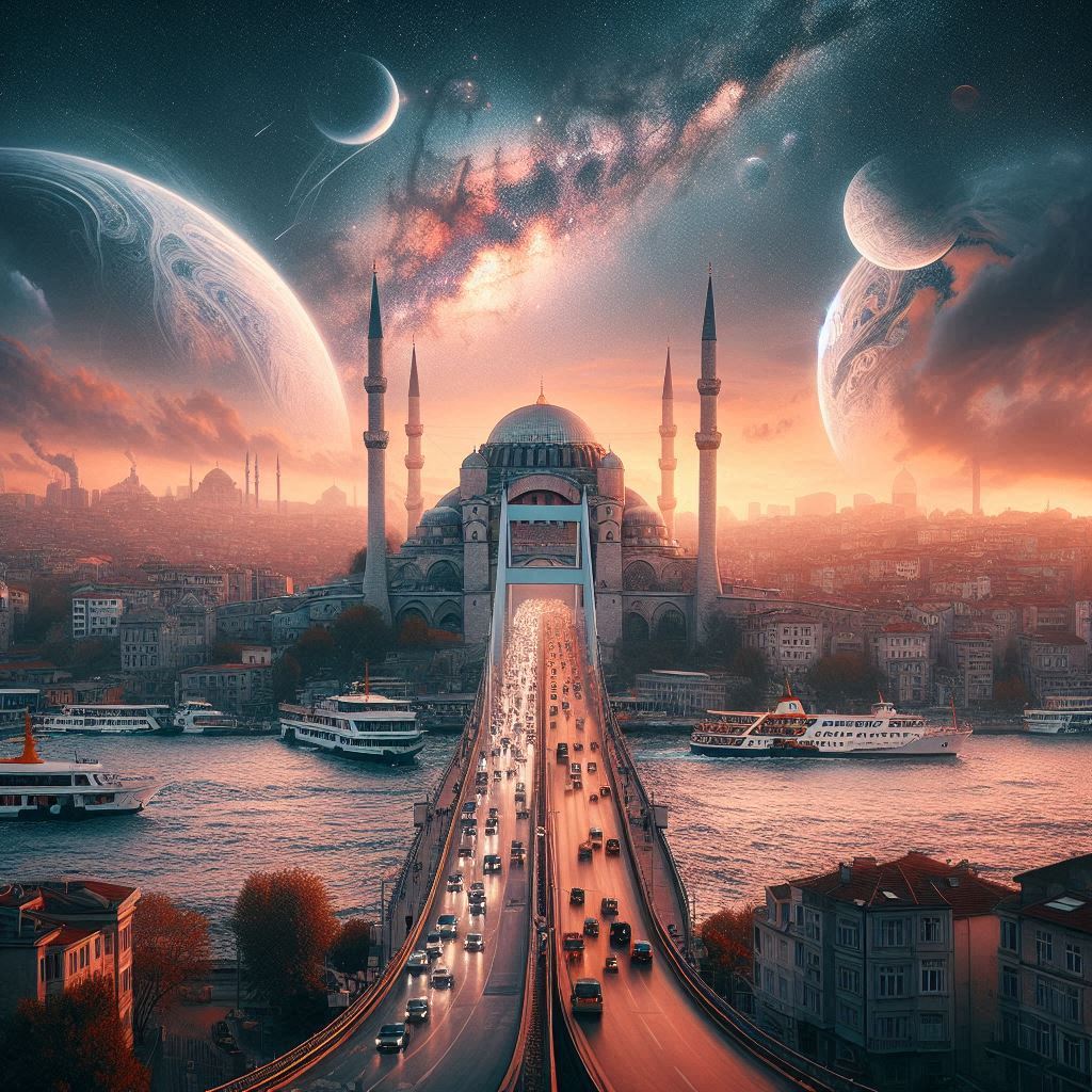 صورة لجسر اسطنبول